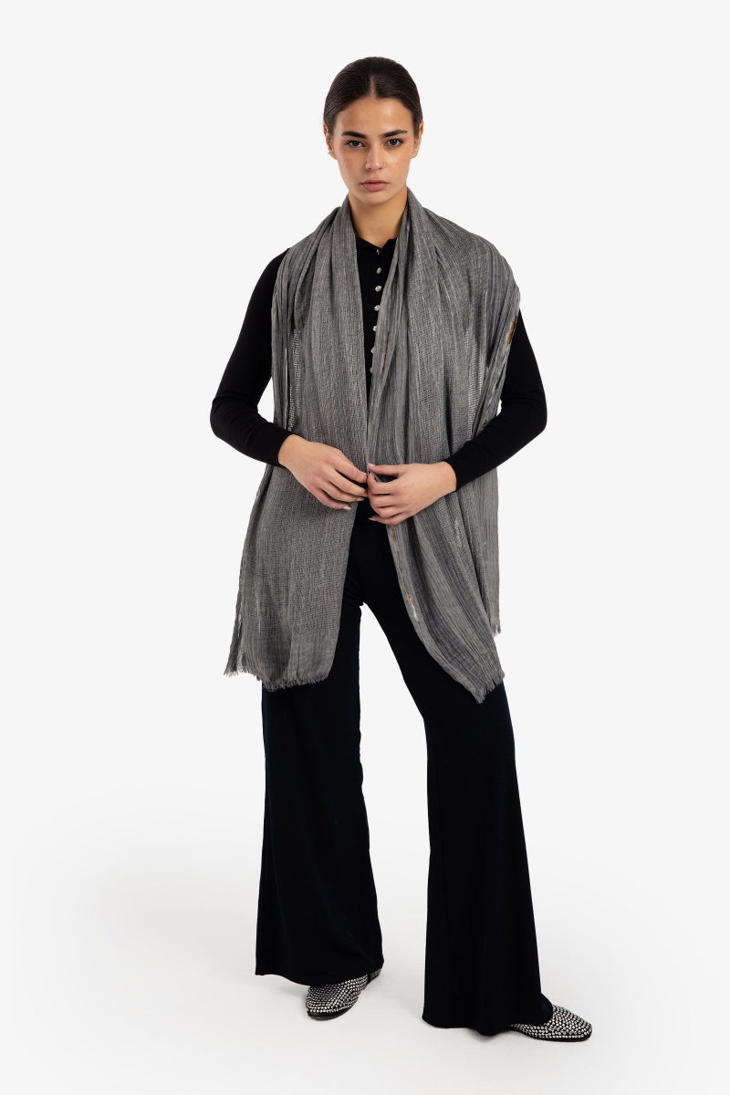 Clue Perforated Rectangular Scarf - Image 3